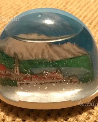 Palla di vetro di neve