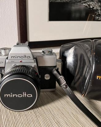 MINOLTA SRT 101 obiettivo 50 mm 1:1,7 Rokkor