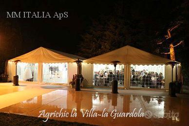 Tendoni per eventi - feste 8 x 20 x 3/4,4 mt MM