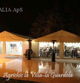 Tendoni per eventi - feste 8 x 20 x 3/4,4 mt MM