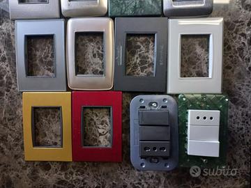 Lotto 1 placche elettriche VIMAR campionario