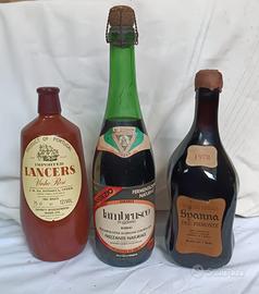 Set 3 Bottiglie Vino Vintage