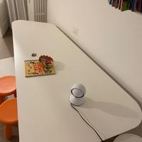 Scrivania per bambini laccato bianco opaco