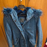 Giacca in jeans con cappuccio