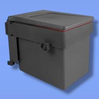 Pattumiera bidone da incasso Emuca 15L Grigio