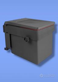 Pattumiera bidone da incasso Emuca 15L Grigio