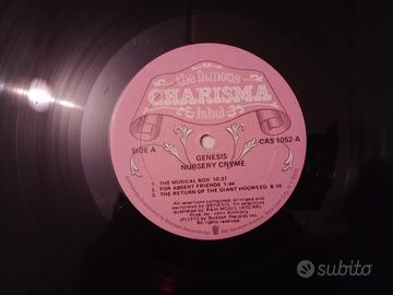 LP  genesis nursery cryme Charisma Pink label