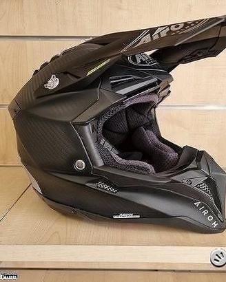 AIROH Casco Cross Aviator 3 - Carbon - Matt