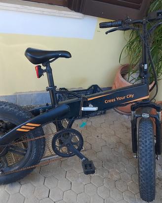  Bici elettrica cross usata pochissimo