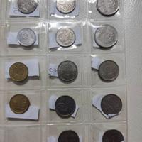 14 monete spagnole peseta 