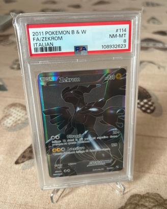 Zekrom Bianco e Nero PSA 8 Italiano
