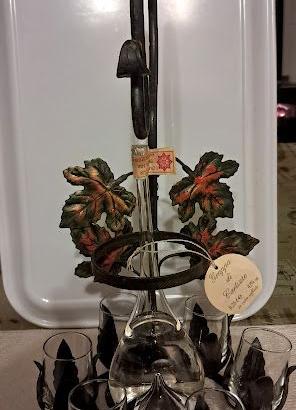 BOTTIGLIA IN VETRO SOFFIATO GRAPPA CARTIZZE
