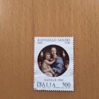 Francobollo Raffaele Sanzio - Natale 1983.