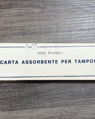 Carta assorbente vintage per tamponi