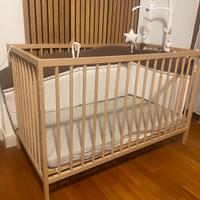 Lettino ikea + materasso