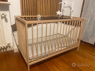 Lettino ikea + materasso