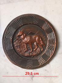 Bassorilievo antico in rame