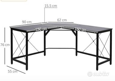 scrivania angolare