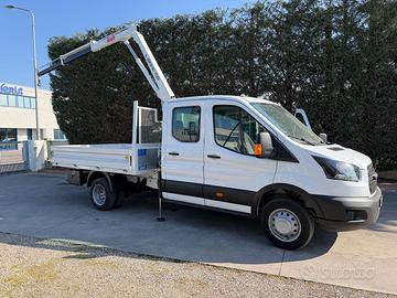 FORD TRANSIT DOPPIA CABINA  , GRU BONFIGLIOLI 2300