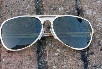 occhiale Luxottica placcato oro 18 KT 