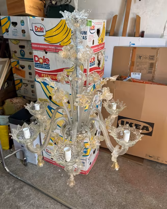 Lampadario di murano