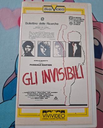 VHS Gli Invisibili-(1988)-Pasquale Squitieri -RARA