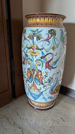 Vaso da Terra Maiolica Dipinta a Mano