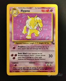 🌀 Carta Pokémon Hypno Holo Rare 8/62-Set Fossil