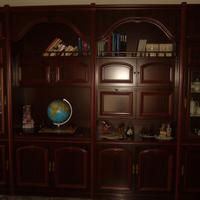 Mobile sala in stile old america in mogano pesante