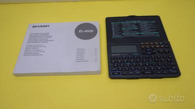 Sharp EL-6520 Electronic Organizer - memorizza Tel