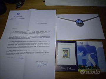 Francobollo diciottenni azzurro 2006