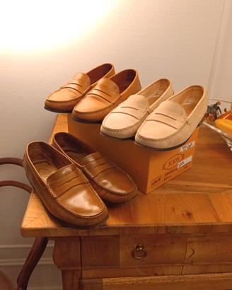 Mocassini Tod's Cuoio e scamosciato N°38