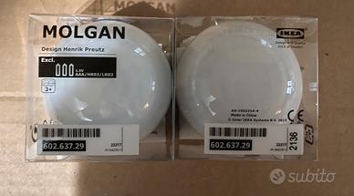 MOLGAN IKEA Illuminazione a LED, bianco/a batterie