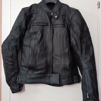 Giacca moto in pelle femminile 
