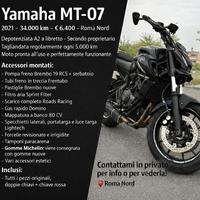 Yamaha MT 07 del 2021