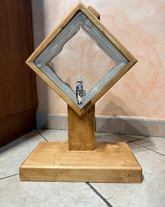 🍷🔥 Dispenser per Liquori Artigianale in Legno 