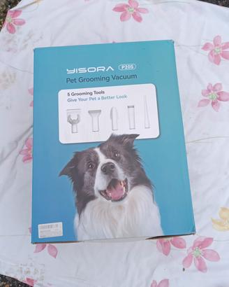 aspirapeli kit  toelettatura 5 in 1 per cani 