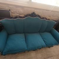 divano e poltrone stile barocco 