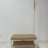 Panca con appendiabiti