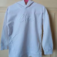 ✨Felpa OVS con Cappuccio Ricamo "Chic"