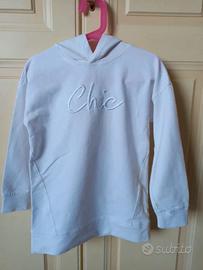 ✨Felpa OVS con Cappuccio Ricamo "Chic"