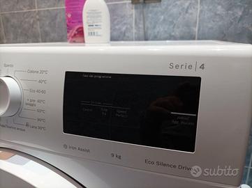 Lavatrice Bosch 9kg classe A+++ serie 4