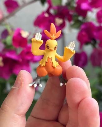 Pokémon figure Combusken / Galifeu / Jungglut scal