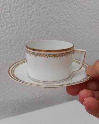 Porcellana Weimar - Antica tazzina con piattino