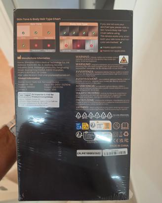 epilatore luce pulsata mai aperto 