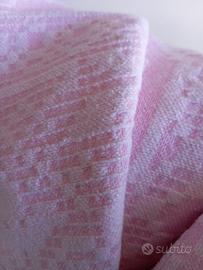 Tessuto inizio '900 realizzato a telaio in cotone.