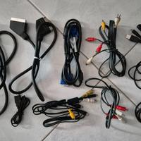 Cavi audio, video, VGA, scart, per monitor