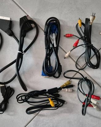 Cavi audio, video, VGA, scart, per monitor