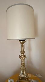 SUPPORTO LAMPADA E SEDIA IN STILE LUIGI XIV