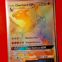 Charizard GX arcobaleno 